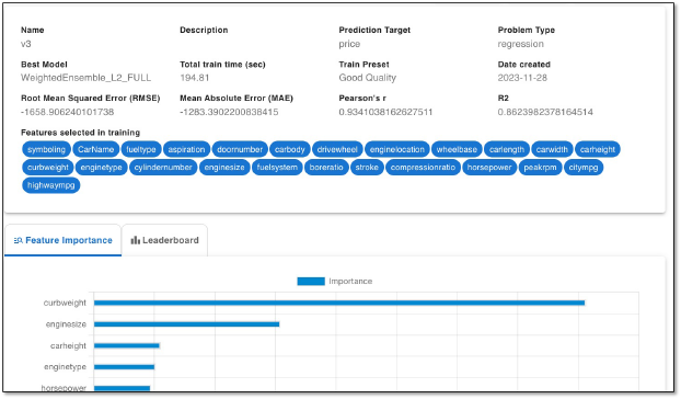 tabular-model-details